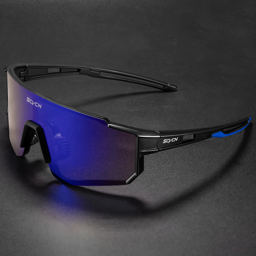 SCVCN New Outdoor Cycling Sunglasses Men Road Driving Bike Glasses  Sports Mountain Climbing Women Bicycle Cycling UV400 Goggles